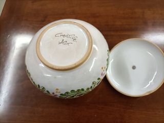 Porta biscotti in ceramica