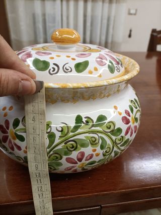 Porta biscotti in ceramica