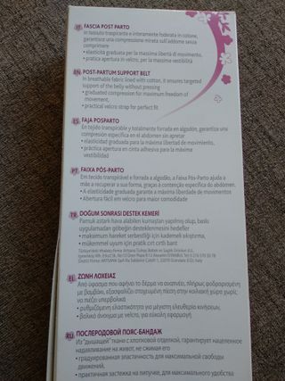 Faja posparto NUEVA