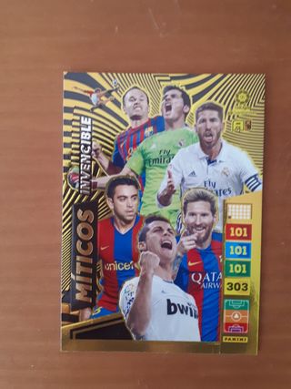 cromo míticos invencible adrenalyn