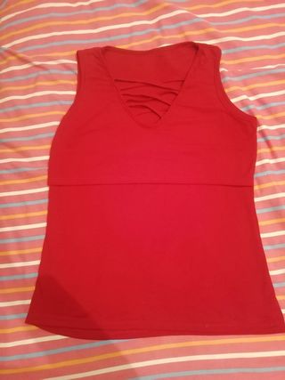 Camiseta sin mangas de lactancia