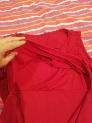 Camiseta sin mangas de lactancia