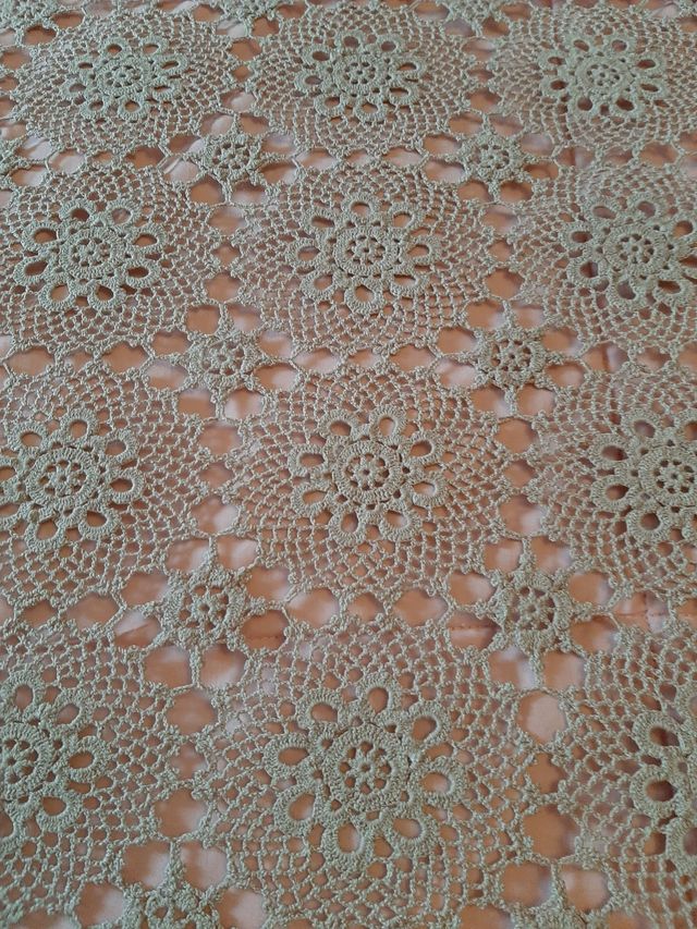 Copriletto matrimoniale uncinetto vintage