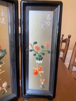 Pequeño biombo antiguo Japonés