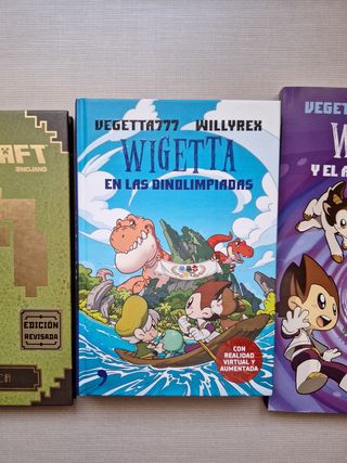 Pack Libros Wigetta y Guia Básica de Minecraft