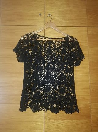 Top de encaje 