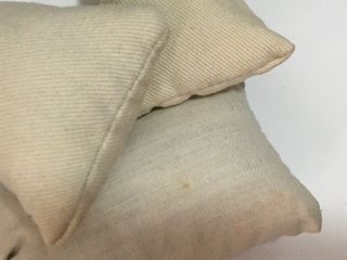 Miniatura, 3 sacos de granero, pesebre, maquetas