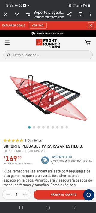 baca para kayak