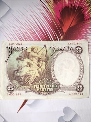Billete de 25 pesetas 1931