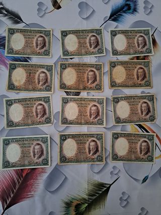 Billete de 25 pesetas 1931