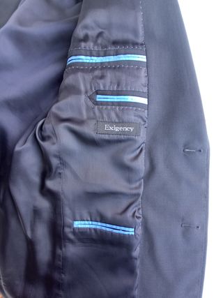 Blazer caballero azul marino