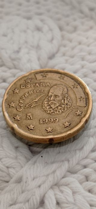 A6 - Error , 20 Céntimos España 1999 .