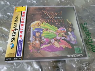 Sword and Sorcery Sega Saturn Japones Completo Obi