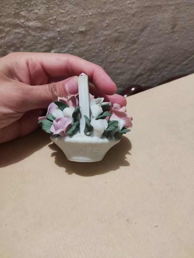 Cesta flores decoración