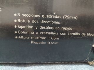 Trípode Profesional Plegable Hasta 165cm