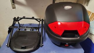 maletin y soporte top case