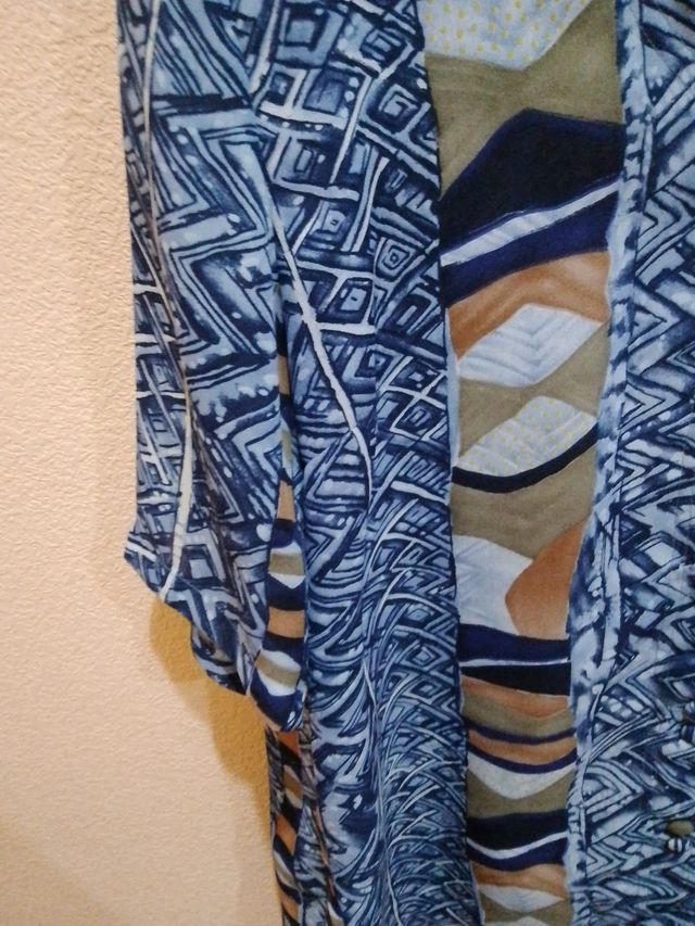 Blusa de mujer grande de manga corta estampada