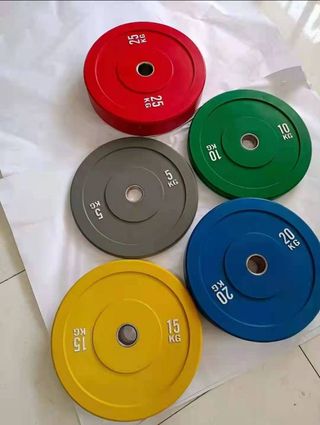 Pack Discos Bumpers  Colores de Alta Resistencia 