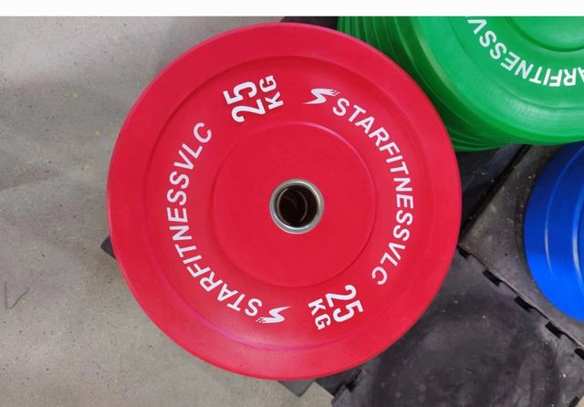 Discos Bumpers de Colores de Alta Resistencia