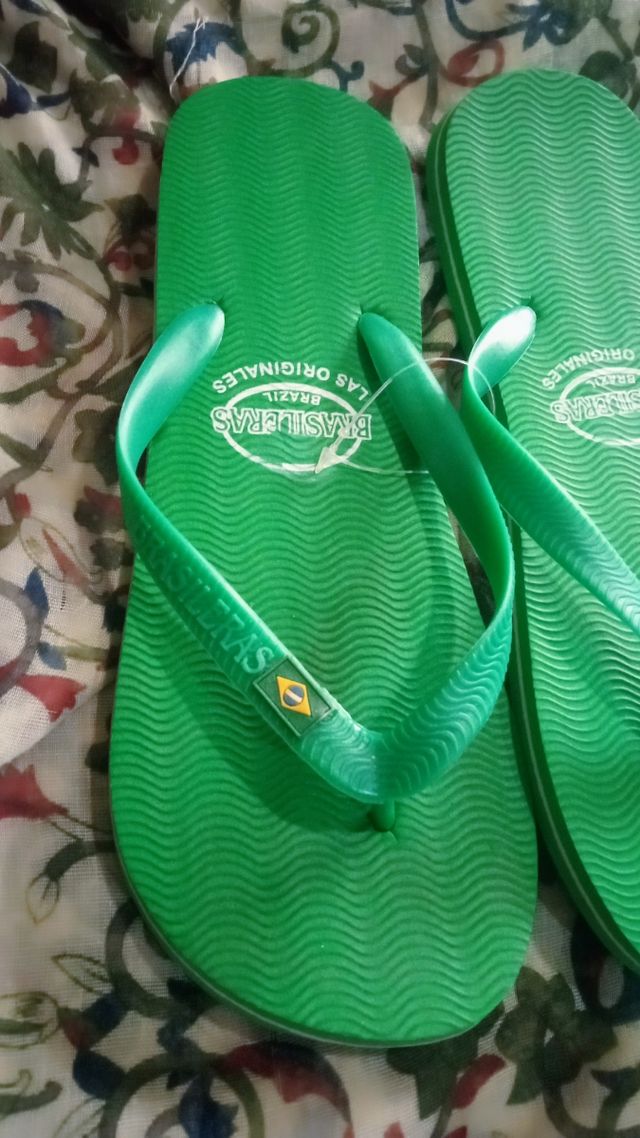 Chanclas Brasileras 39/40 Verdes