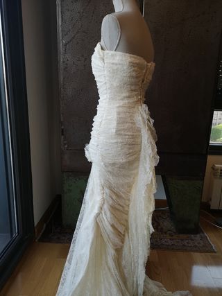 Vestido novia Rosa Clará