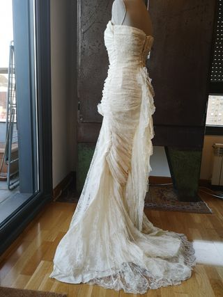 Vestido novia Rosa Clará