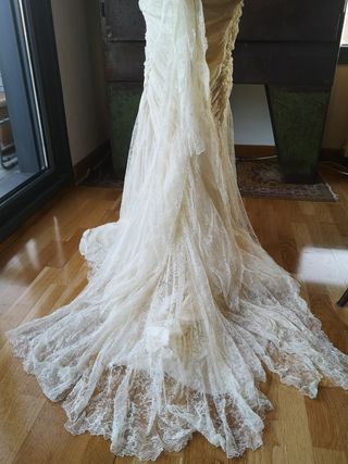 Vestido novia Rosa Clará