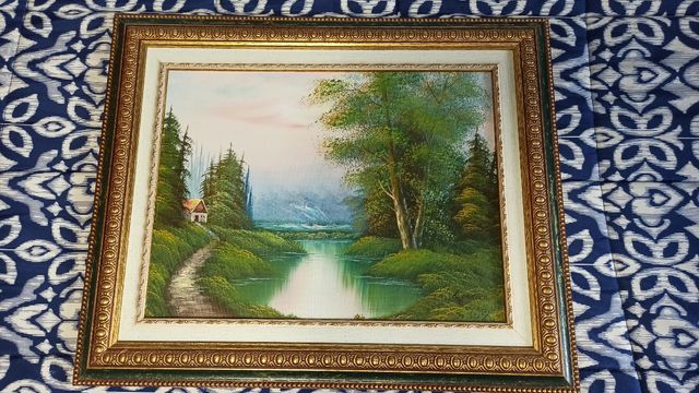 Cuadro óleo sobre lienzo paisaje - K. ComLen