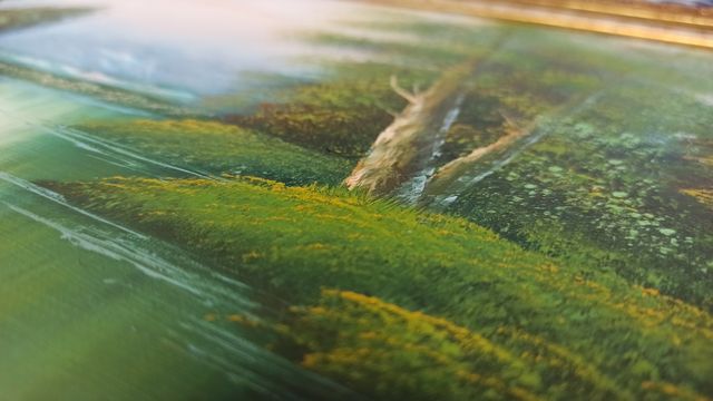 Cuadro óleo sobre lienzo paisaje - K. ComLen