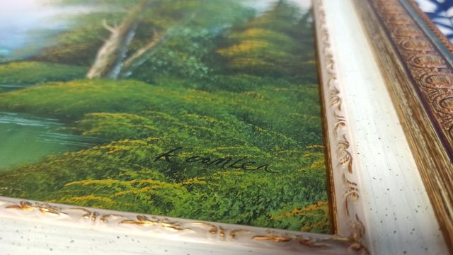 Cuadro óleo sobre lienzo paisaje - K. ComLen