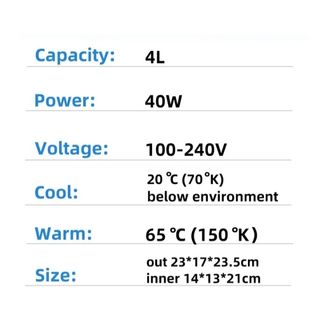 Mini geladeira portátil