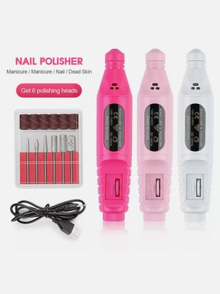 Broca manicure portátil