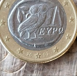 Monedas de Grecia año 2002 con cecas
