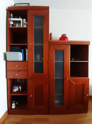 Mueble pino por modulos salón