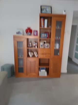 Mueble pino por modulos salón
