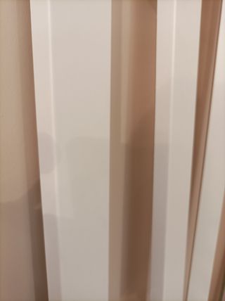 Molduras puerta lacadas blancas