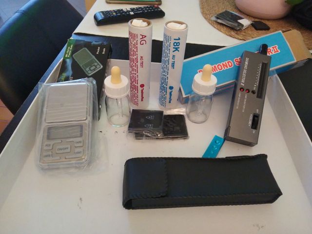 COMPROBADORES PARA ORO PLATA Y PIEDRAS PRECIOSAS