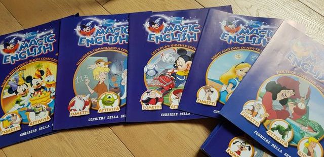 Corso per bambini Magic English 27 DVD e fascicoli