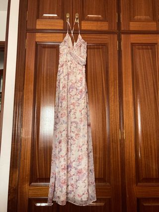 Vestido Largo flores Pull & bear