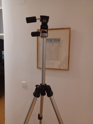 Tripode fotografia MANFROTTO 055A + rotula 141 RC