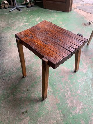 TAVOLI BASSI RUSTICI MARRONI