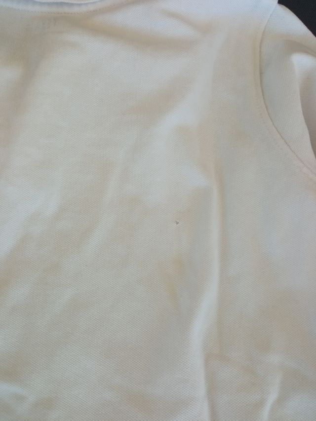 Polo blanco de Tex niños 9/10 años