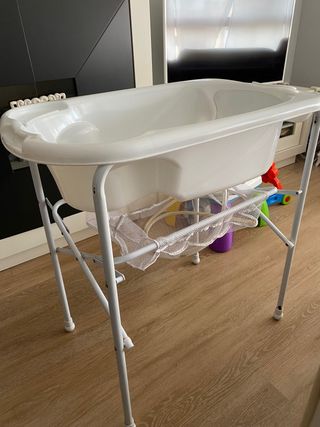 Bañera bebé con soporte para suelo