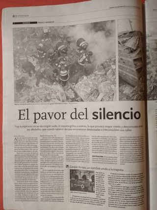 DIARIO PALENTINO 2-05-2007 EXPLOSIÓN GASPAR ARROYO