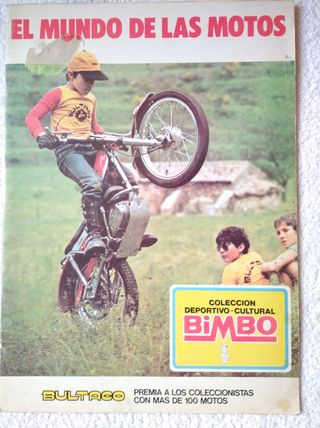 ALBUM BIMBO COMPLETO "EL MUNDO DE LAS MOTOS" 1975