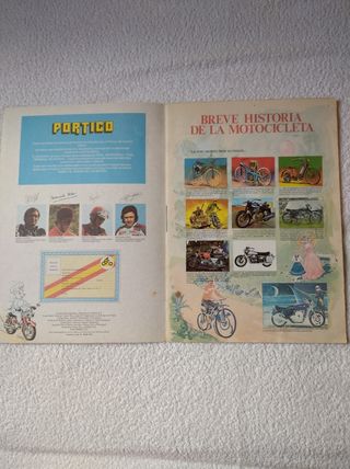 ALBUM BIMBO COMPLETO "EL MUNDO DE LAS MOTOS" 1975