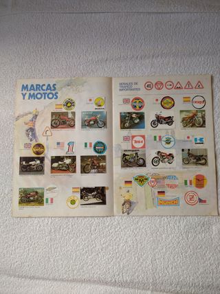 ALBUM BIMBO COMPLETO "EL MUNDO DE LAS MOTOS" 1975