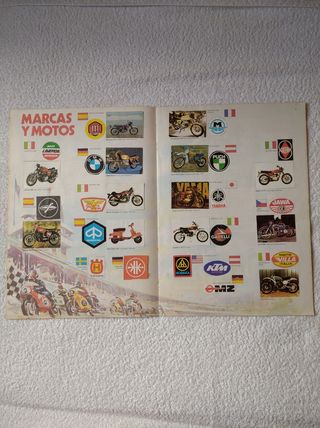 ALBUM BIMBO COMPLETO "EL MUNDO DE LAS MOTOS" 1975