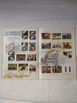 ALBUM BIMBO COMPLETO "EL MUNDO DE LAS MOTOS" 1975