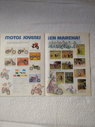 ALBUM BIMBO COMPLETO "EL MUNDO DE LAS MOTOS" 1975